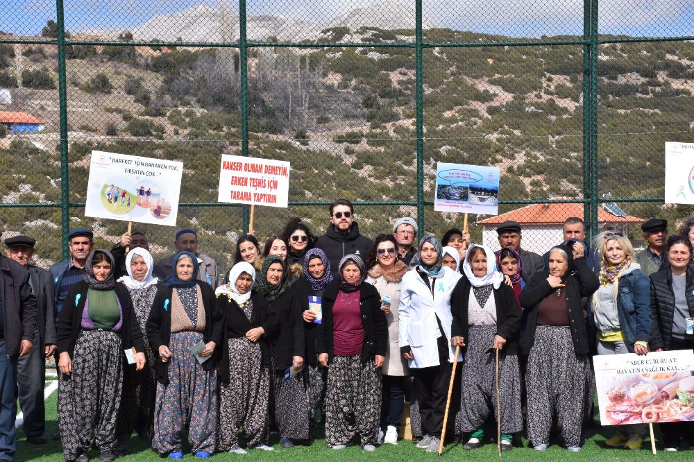 Burdur'da köylülerden farkındalık