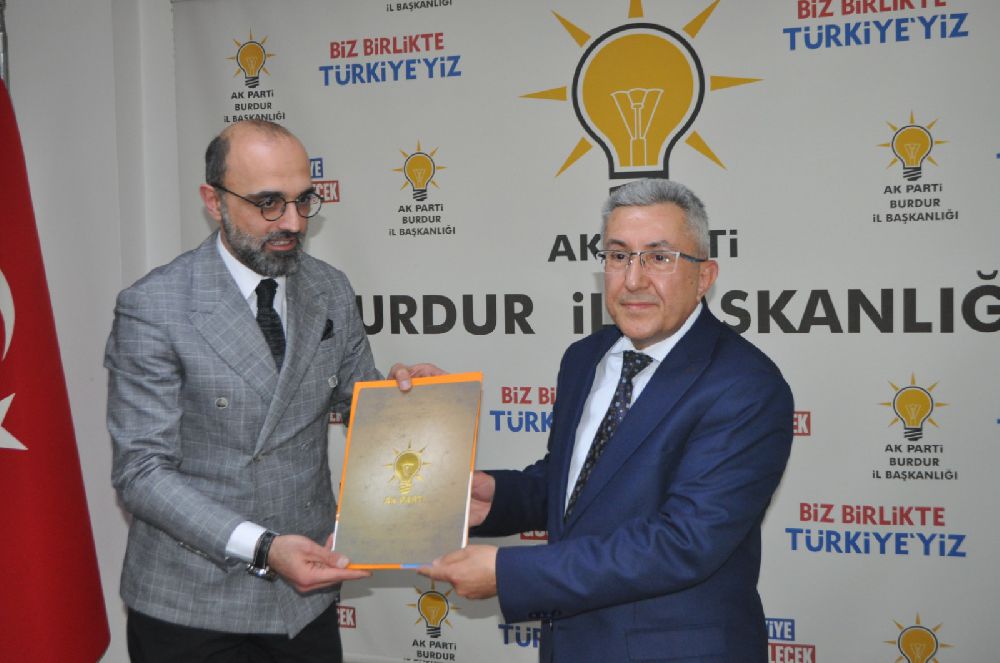 Burdur'da Süleyman Faki, aday adaylığı başvurusunu yaptı