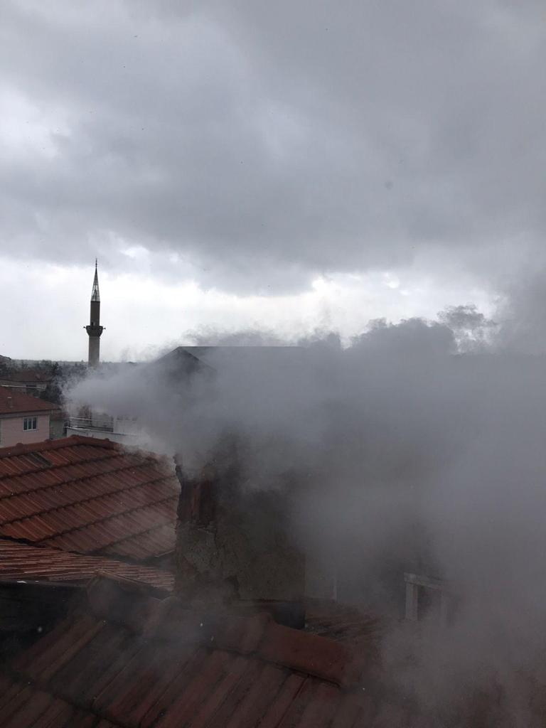 Burdur'da yangın; dumanlar korkuttu