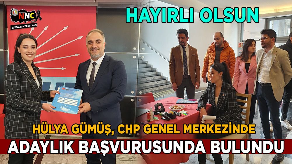 Hülya Gümüş, CHP Genel Merkezinde adaylık başvurusunda bulundu