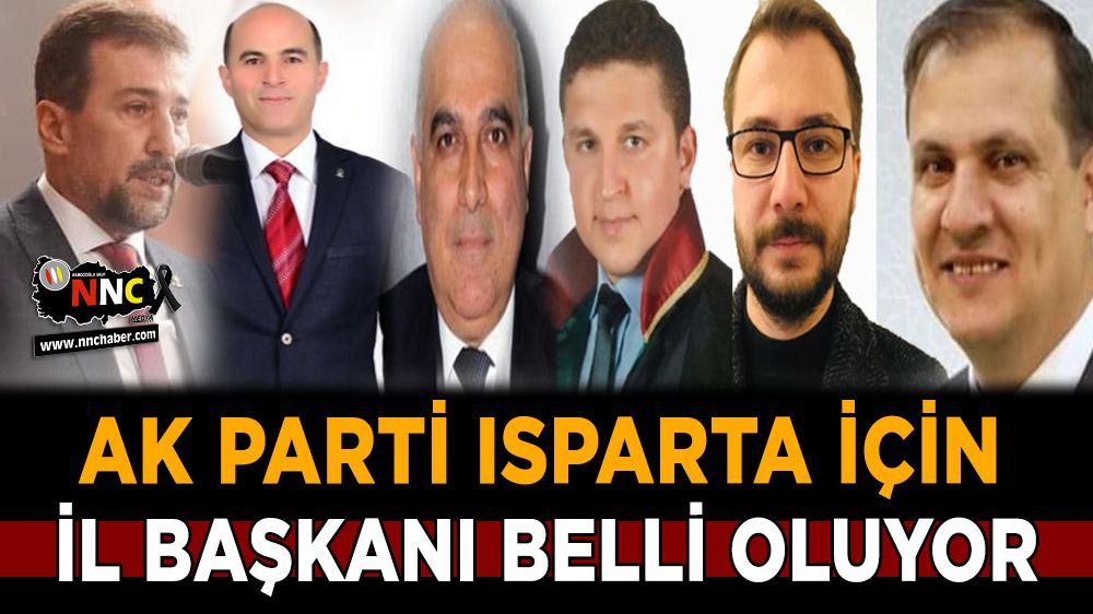 Isparta AK Parti'de başkan belli oluyor