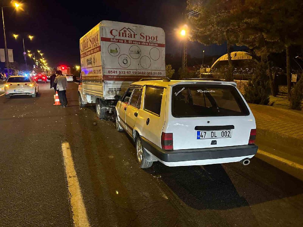 Mardin’de dört aracın karıştığı kazada 3 yaralı