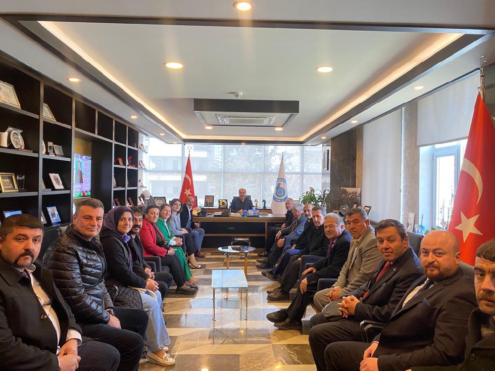 MHP Burdur A. Adayları Bucak'ta; Başkan Meçikoğluna ziyaret