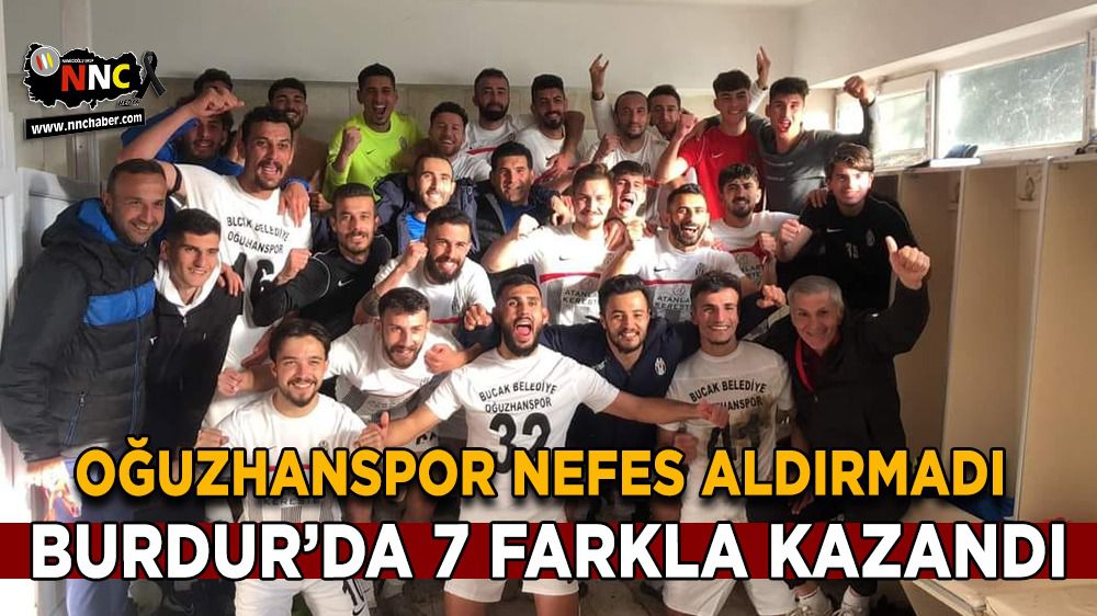 Oğuzhanspor, Burdur Belediyespor'u 7 farkla yendi