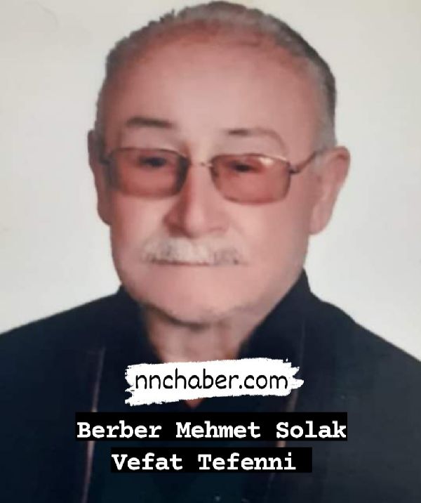 Tefenni Vefat Mehmet Solak 
