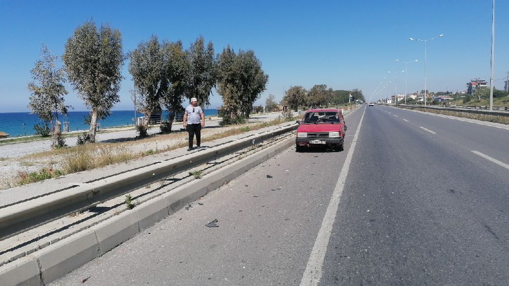 Antalya'da kaza park etti dehşeti yaşadı