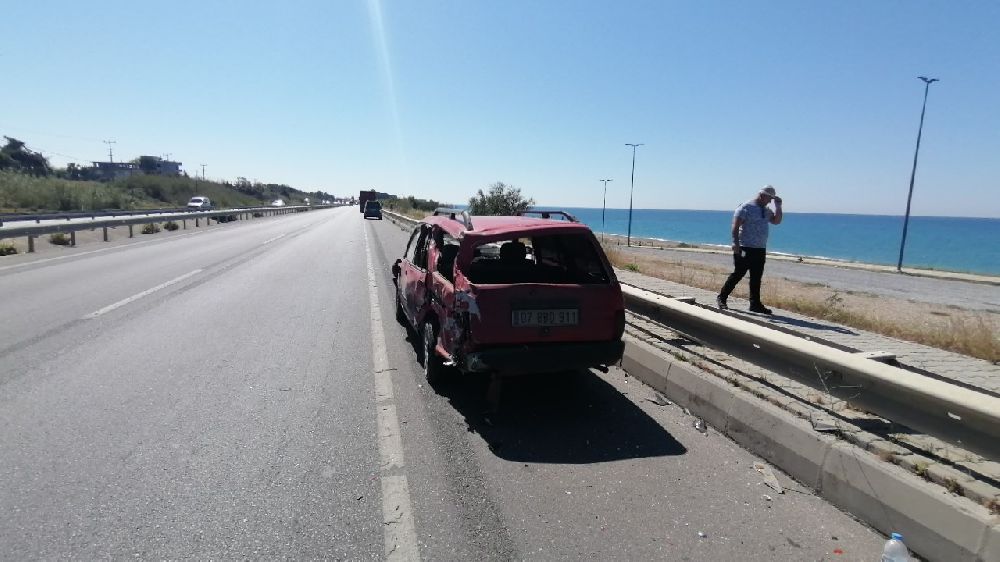 Antalya'da kaza park etti dehşeti yaşadı