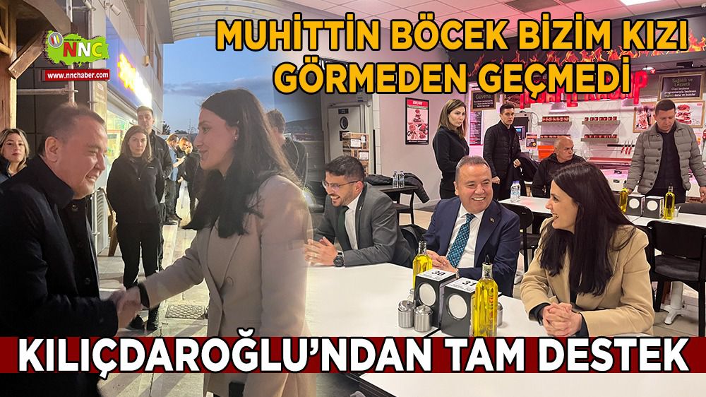 Başkan Muhittin Böcek Hülya Gümüş'ü görmeden Antalya'ya geçmedi