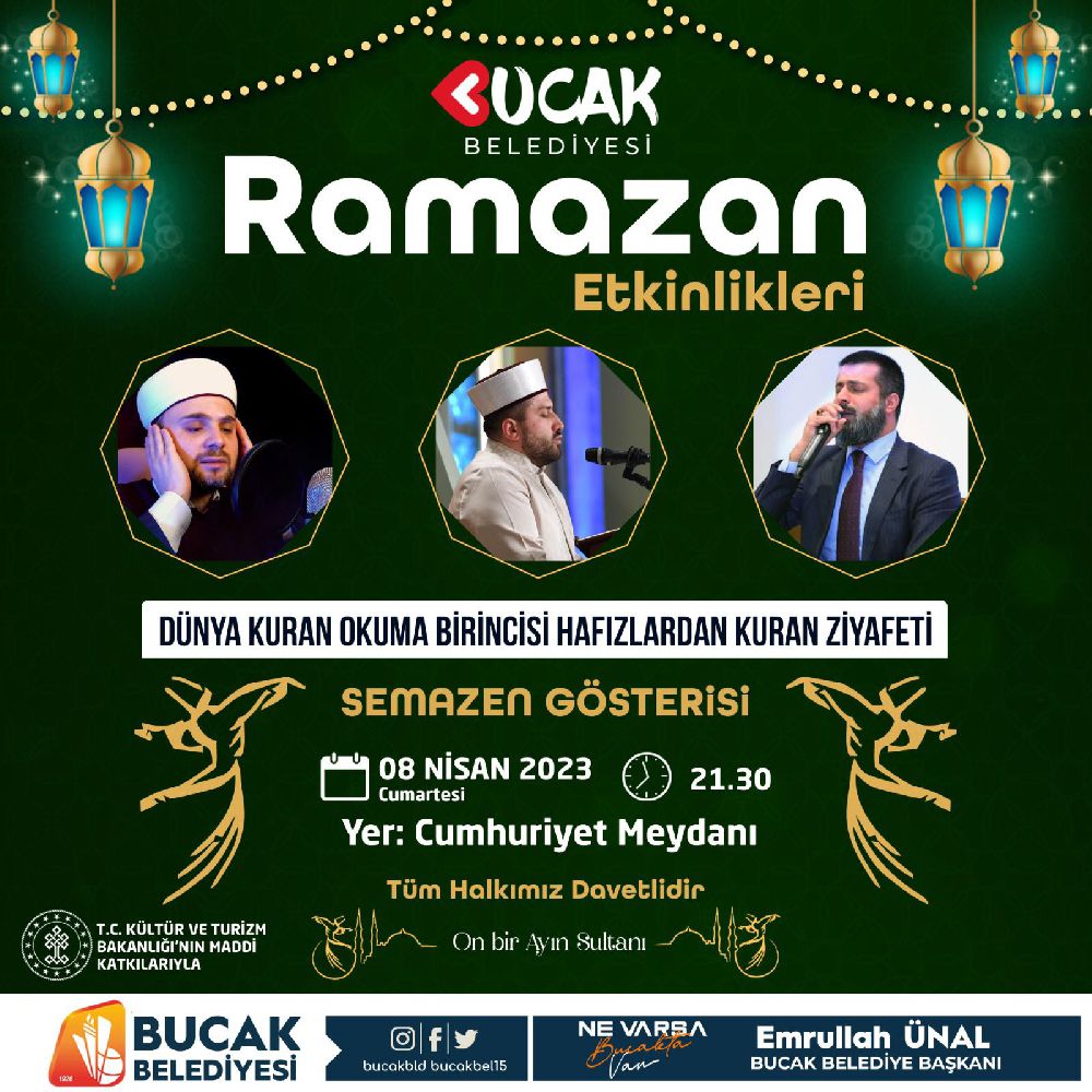 Bucak'ta Ramazan etkinliği; Kur'an ziyafetini kaçırmayın