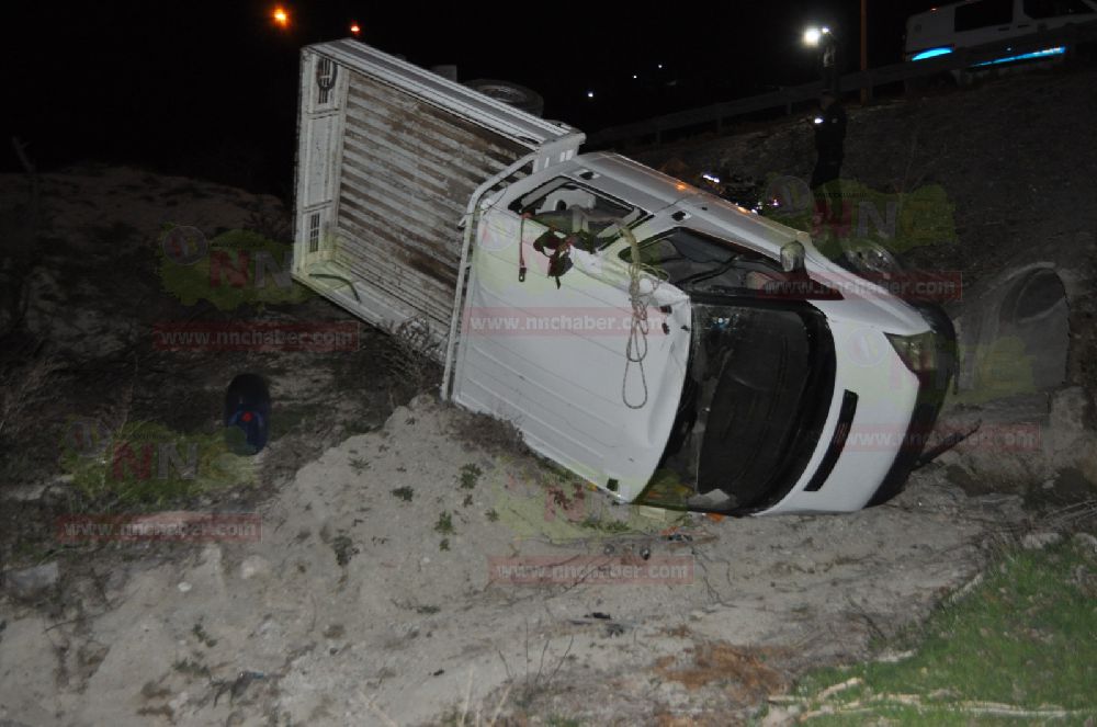 Burdur Antalya karayolunda kaza; 1 yaralı
