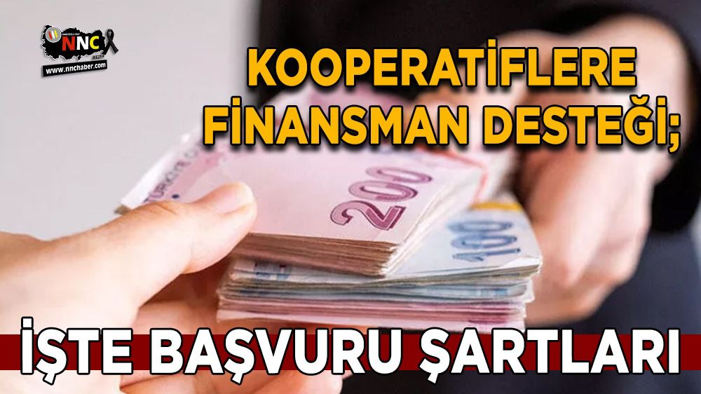 Burdur'da Kooperatiflere finansman desteği; İşte Başvuru Şartları