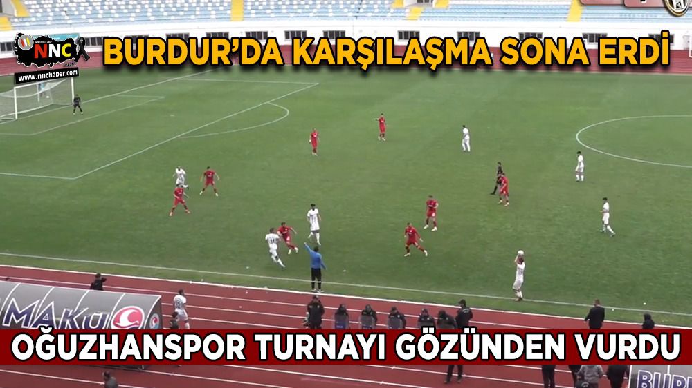 Burdur'da Oğuzhanspor, Tefenni Belediyespor'u yendi