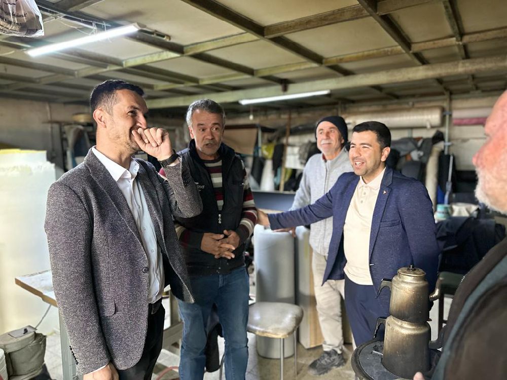 Burdur Sanayi esnafı, AK Vekil adaylarını bağrına bastı