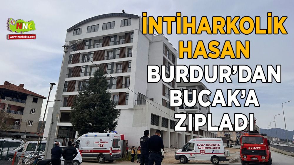 İntiharkolik Hasan 85. intihar girişiminde Bucak'ta ortaya çıktı