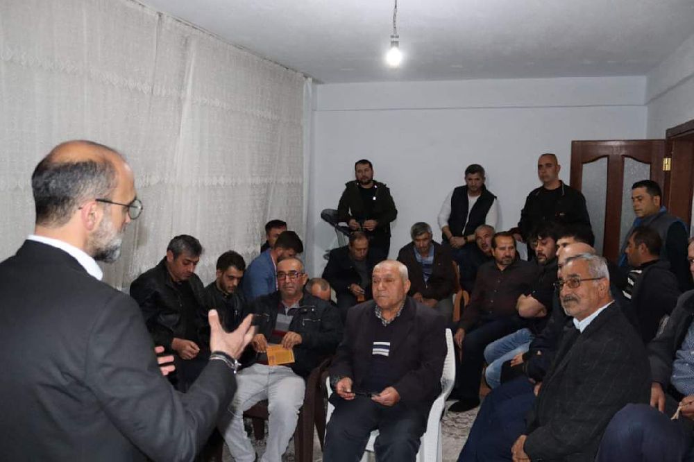Mustafa Oğuz'a Sanayi Mahallesinde yoğun ilgi