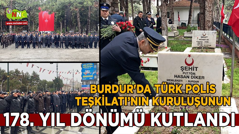 Türk Polis Teşkilatı 178'nci yıldönümü kutlandı