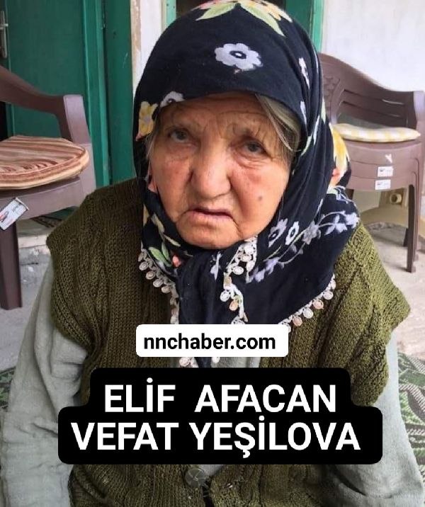 Yeşilova  Salda vefat Elif Afacan