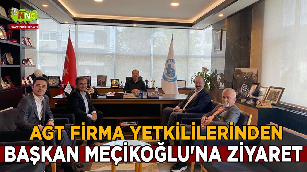 AGT firma yetkililerinden Başkan Meçikoğlu'na ziyaret