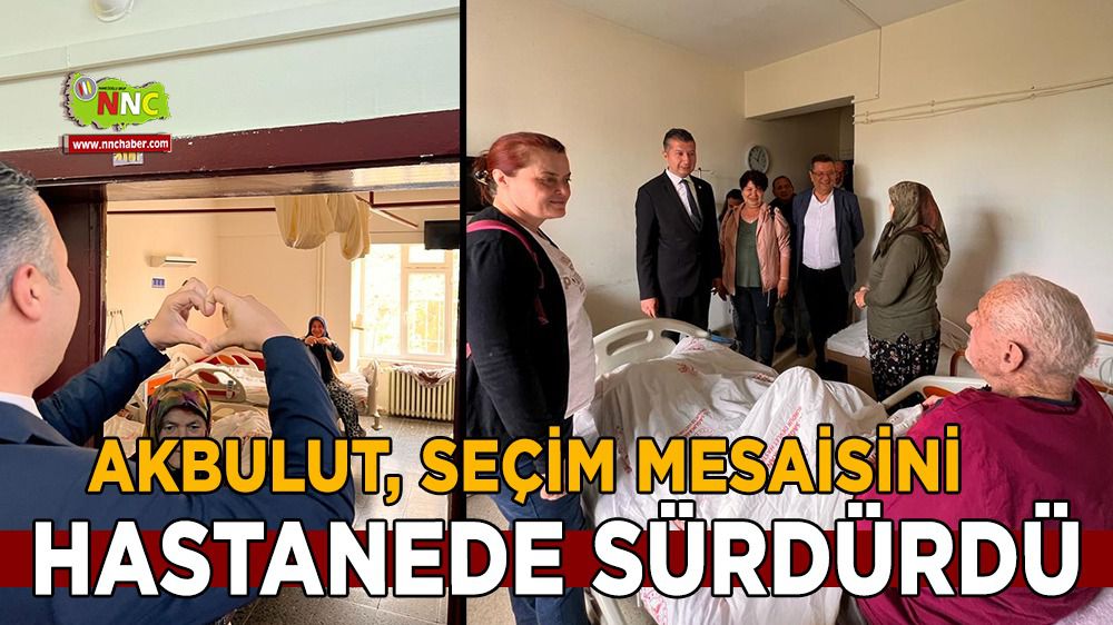 Burdur Milletvekili adayı İzzet Akbulut, seçim çalışmalarını sürdürüyor