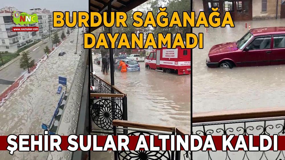 Burdur'u su bastı