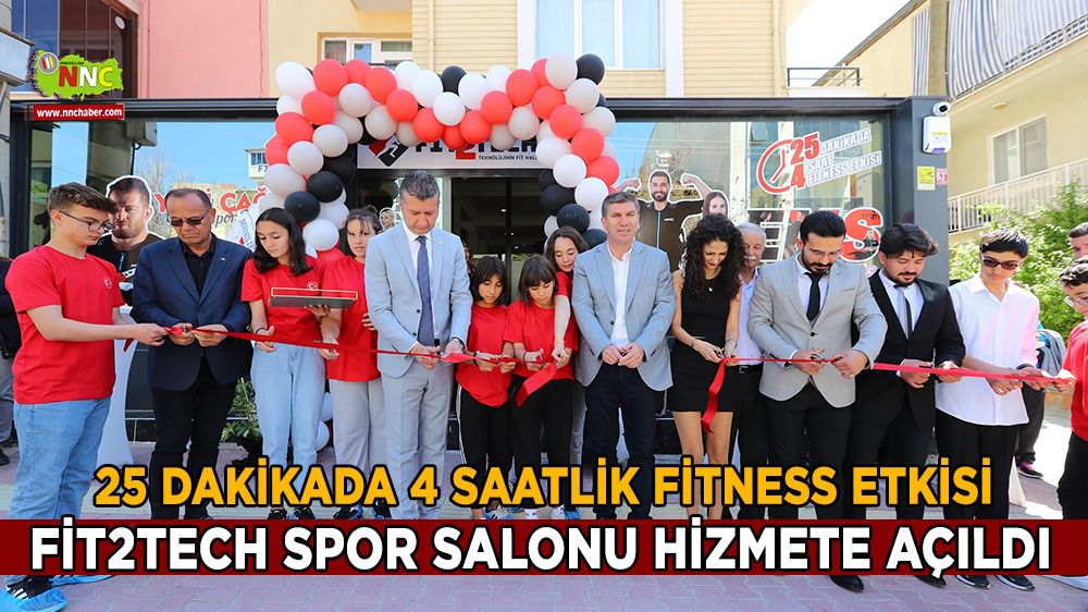 Fit2tech Spor Salonu Burdur'da hizmete açıldı