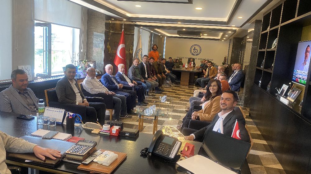 Mustafa Oğuz'dan Başkan Meçikoğlu'na ziyaret