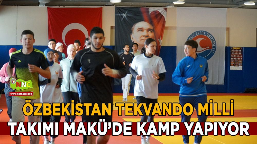 Özbekistan Tekvando Milli Takımı MAKÜ’de Kamp Yapıyor