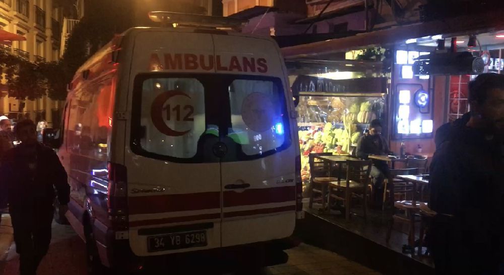 Taksim'de dehşeti yaşadılar Alev alev yandılar