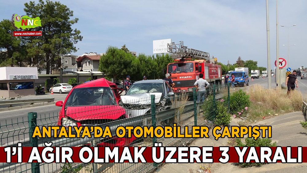 Antalya'da kaza yaralılar var!