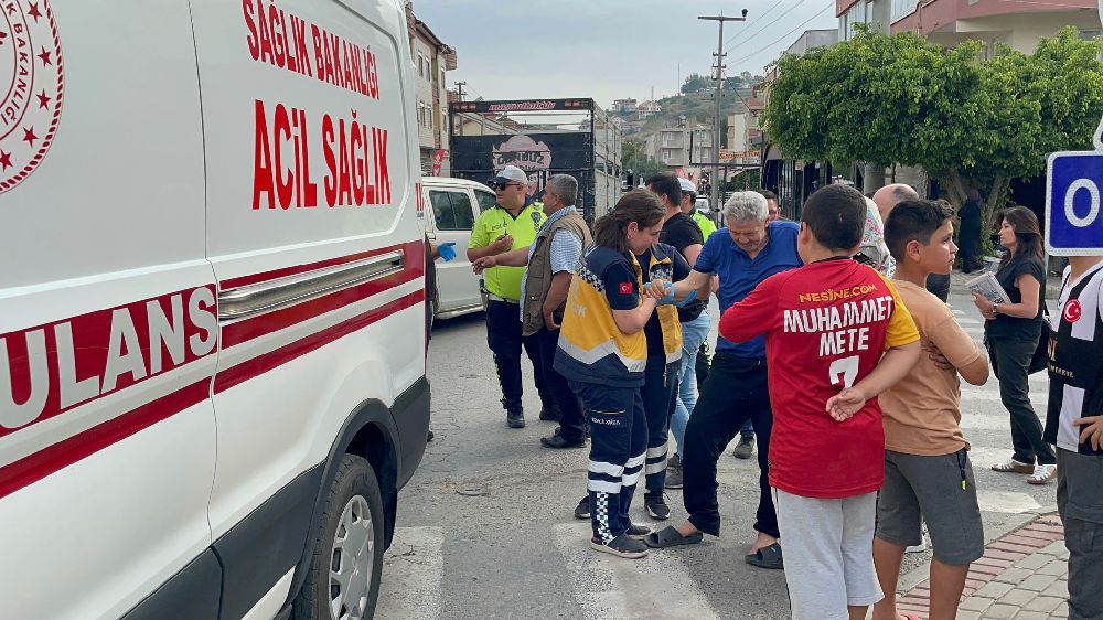 Antalya'da parkinson hastası düşüp yaralandı