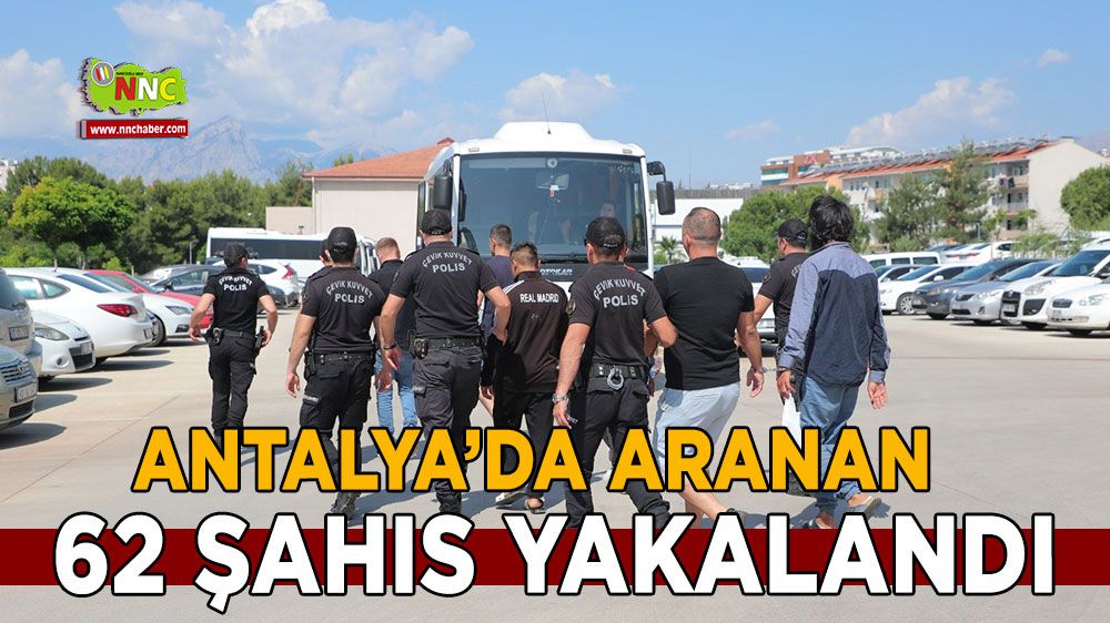 Antalya'da yakalandılar