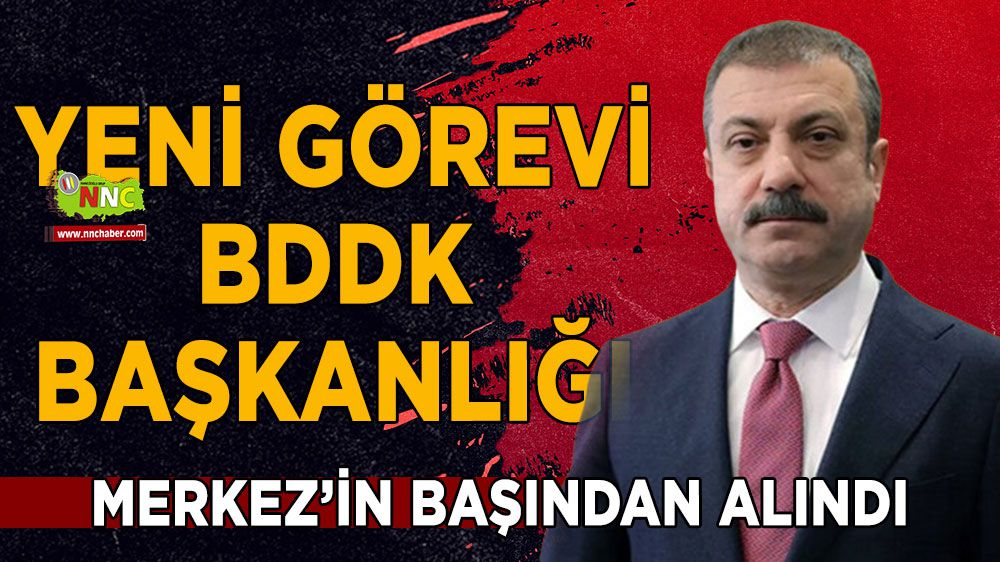 BDDK'nın başına Şahap Kavcıoğlu atandı