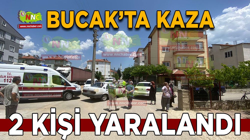 Bucak'ta iki araçlı kaza