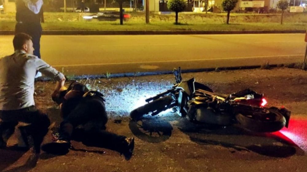 Burdur'da Kaza Sürücü Yaralandı. 