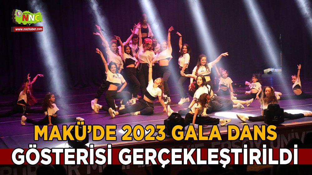 MAKÜ’de 2023 Gala Dans Gösterisi Gerçekleştirildi