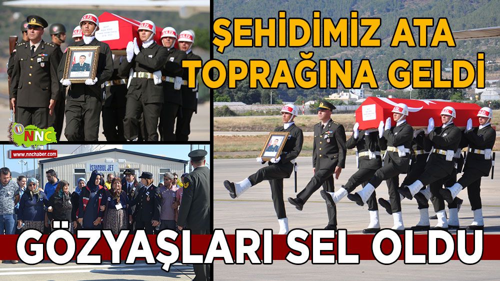 Şehidimiz ata toprağında gözyaşlarıyla karşılandı