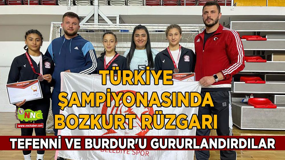 Türkiye Şampiyonasında Bozkurt rüzgarı Tefenni ve Burdur'u gururlandırdılar