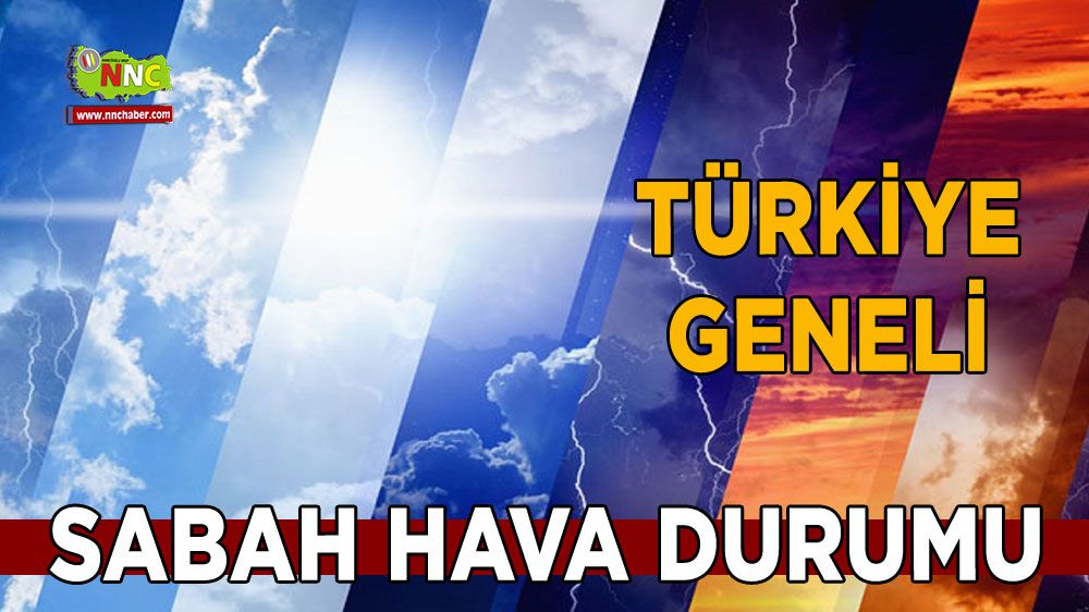 19 temmuz çarşamba günü Türkiye geneli hava durumu