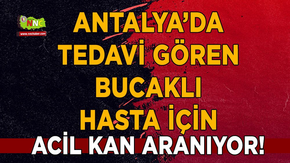 Acil kan aranıyor!