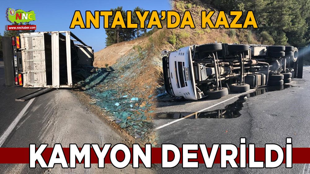 Antalya'da kaza : 1 yaralı