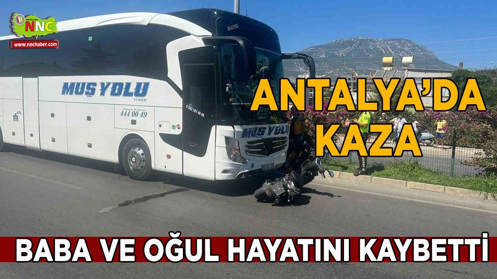 Antalya'da kaza : 2 Ölü