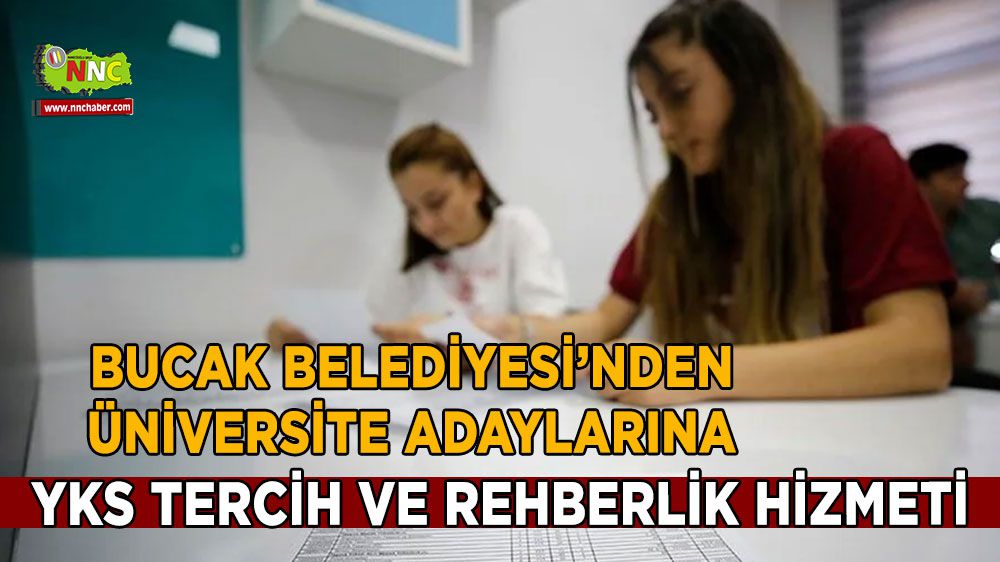 Bucak'ta üniversite adaylarına destek