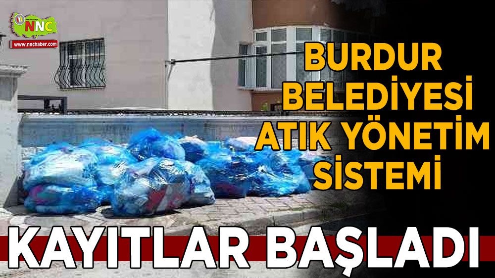 Burdur Belediyesi Atık yönetim sistemi 