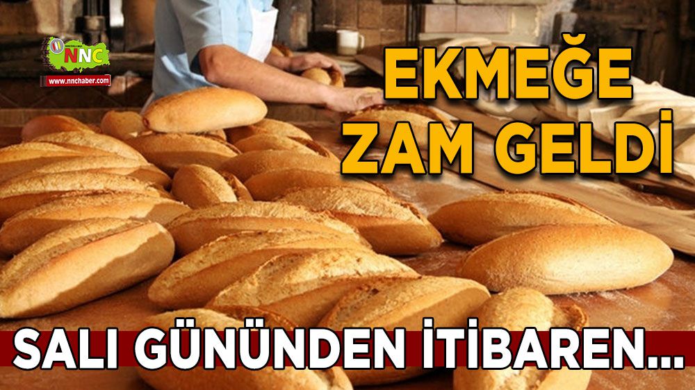 Burdur'da ekmeğe zam! Salı gününden itibaren...
