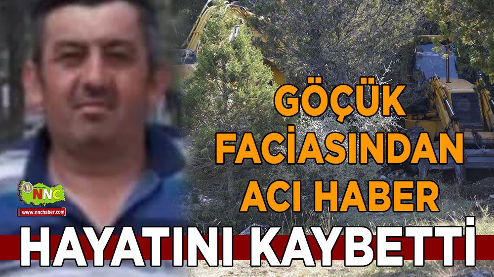 Burdur'da göçük altına kalarak hayatını kaybetti