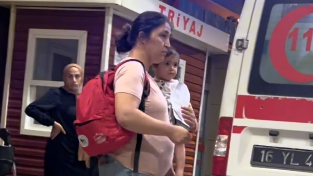 Bursa'da Elektrik Kaçağına Kapılan cemre Hastaneye sevk edildi 