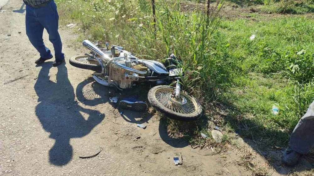 Bursa' da Motosiklet kazası : ağır yaralı