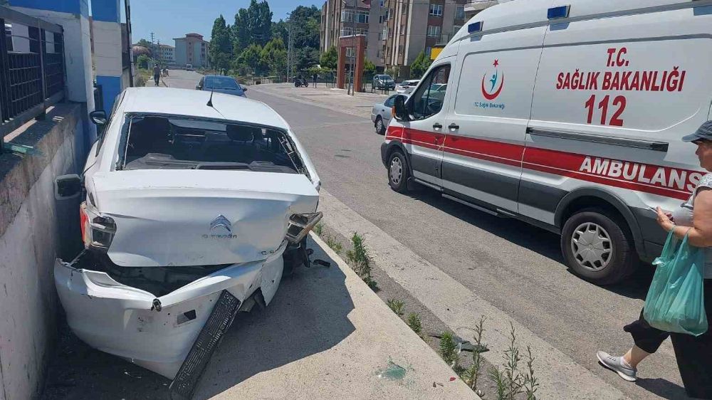 Ereğli'de Otomobil Kazası