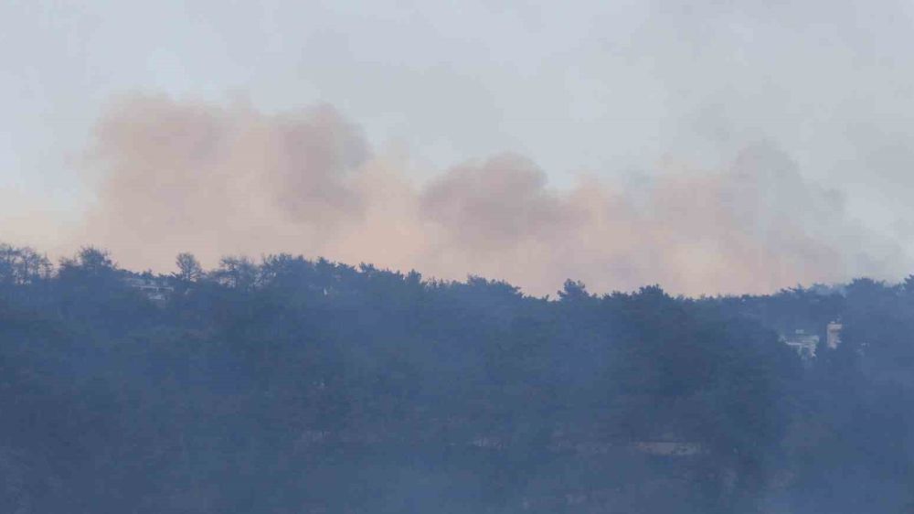 Hatay’daki orman yangınına Günün aydınlanmasıyla  havadan müdahale tekrardan başladı