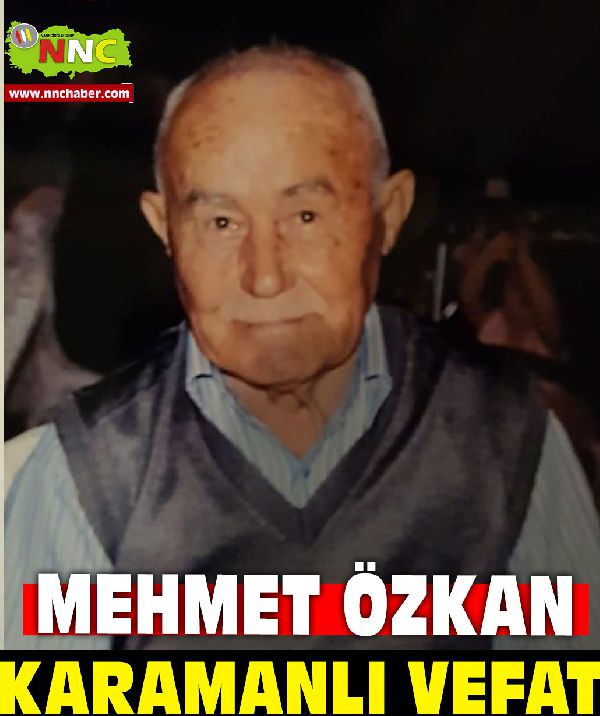 Karamanlı Vefat Mehmet Özkan